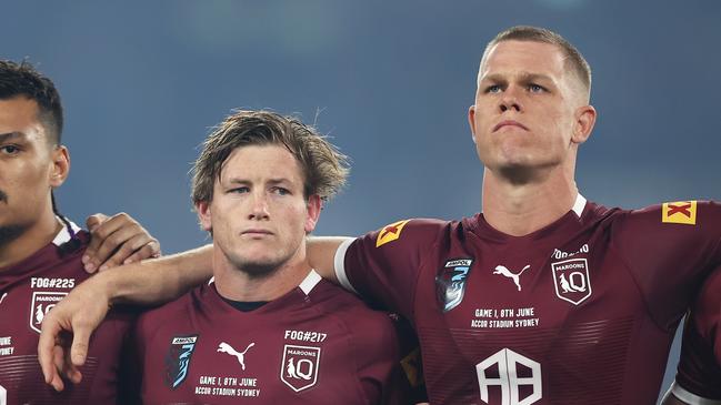 Lindsay Collins is set to make his first start for the Maroons following the injury to Reuben Cotter. Picture: Getty Images.