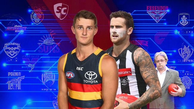 Matt Crouch and Brodie Grundy are in Jock Reynolds' SuperCoach side.