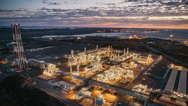 Pluto LNG Plant, onshore gas plant. Picture: Supplied