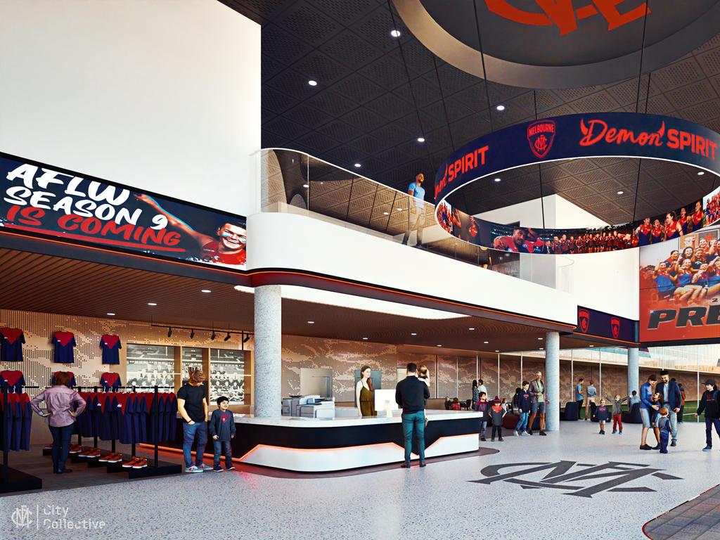 The foyer of Melbourne's Caulfield base