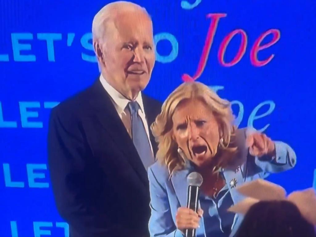 Jill Biden congratulated her husband for ‘answering all the questions’.