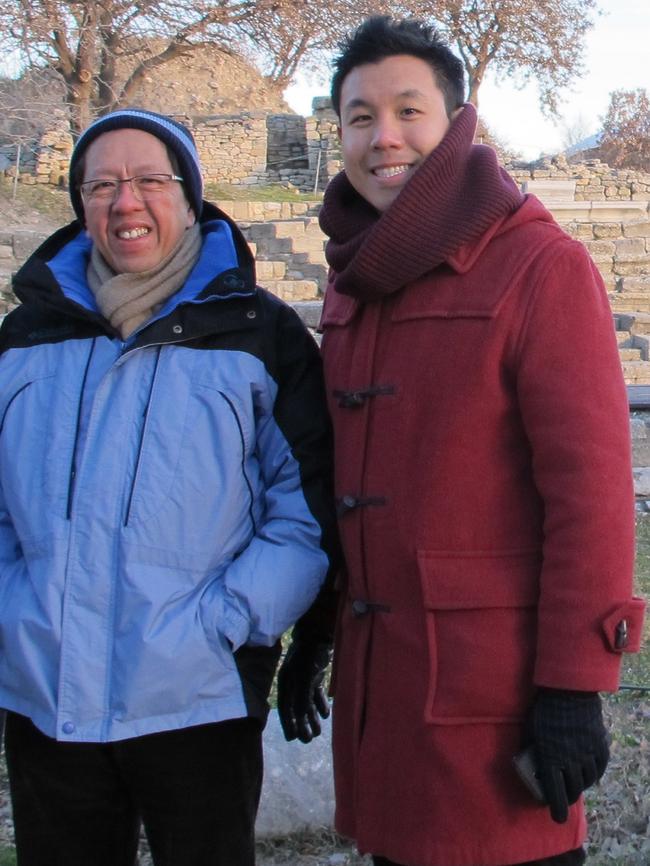 Curtis Cheng with his son Alpha in happier times.