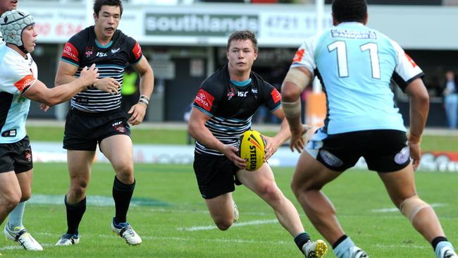 Damien Cook in action for the Panthers in the Toyota Cup.