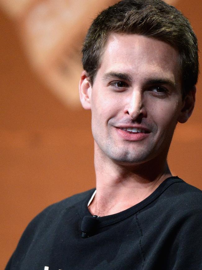 Snapchat CEO Evan Spiegel. Picture: Michael Kovac/Getty Images