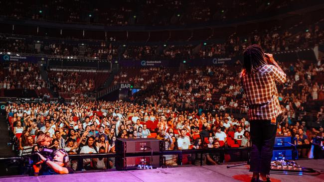 Northern Beaches psychedelic rockers Ocean Alley headline NSW’s first stadium show since March. Picture: Jess Gleeson