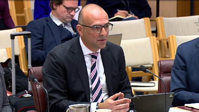 EY Oceania chief executive David Larocca responds to Senate committee questioning.