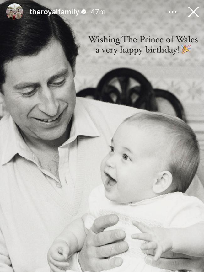 The royal family have released a new photo of the Prince of Wales to celebrate William’s birthday. Source : Instagram