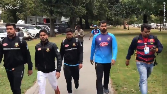 Bangladesh cricket team escape from mosque shooting