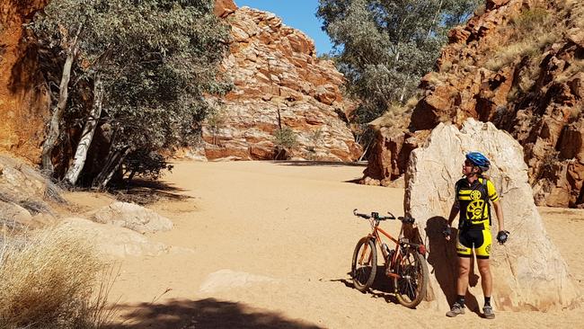 Steve Yates was tragically killed in a cycling accident in Alice Springs. Picture: Supplied