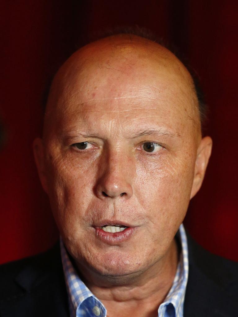 Home Affairs Minister Peter Dutton