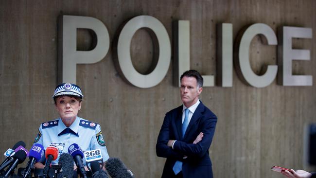 Police have revealed a string of seemingly anti-Semitic attacks across Sydney were orchestrated by organised crime figures as a means to trade information with authorities. Picture: NewsWire / Nikki Short