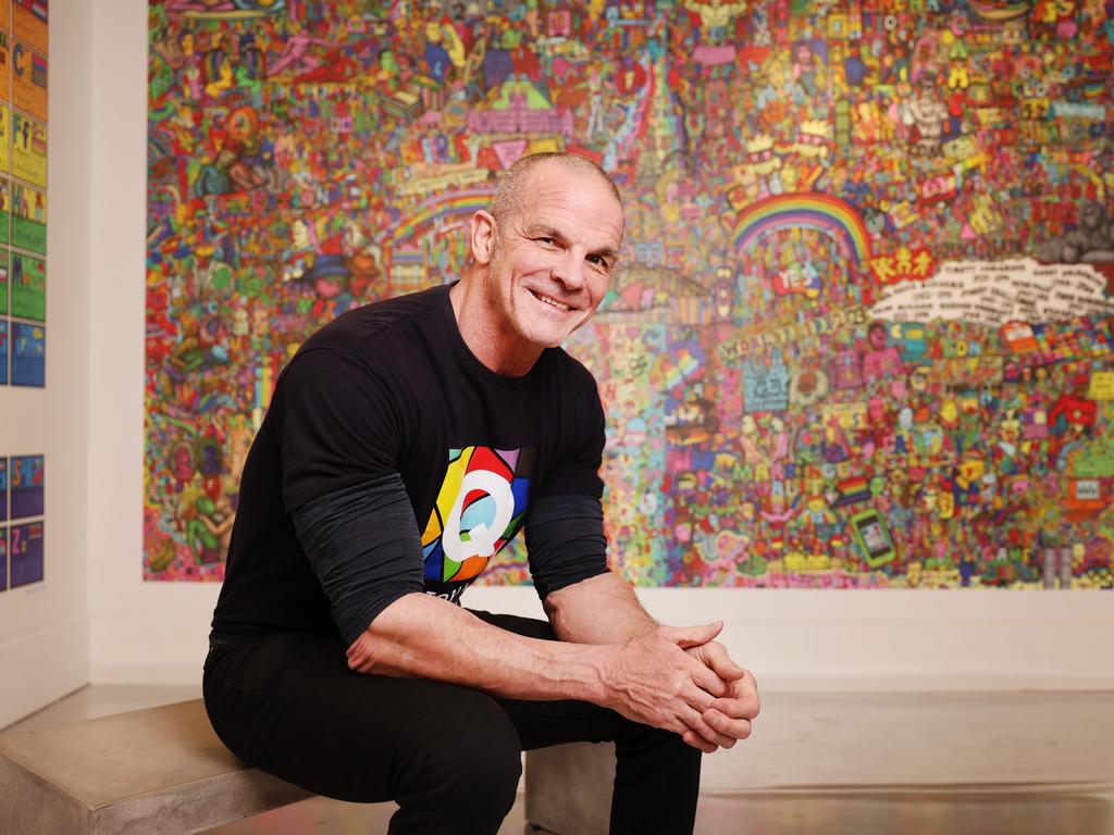 Ian Roberts the first high-profile Australian sports person and first rugby footballer in the world to come out to the public as gay. Picture: Rohan Kelly