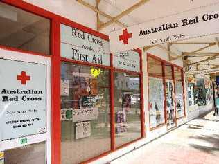 The Red Cross office and Teas Rooms in Keen Street, Lismore. Picture: Jacklyn Wagner