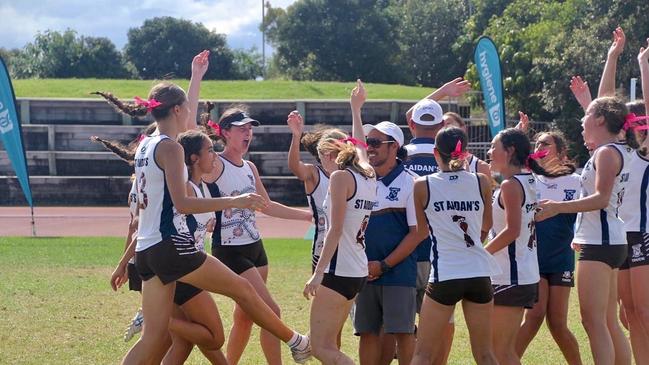 St Aidan's Anglican Girls School celebrates its win.