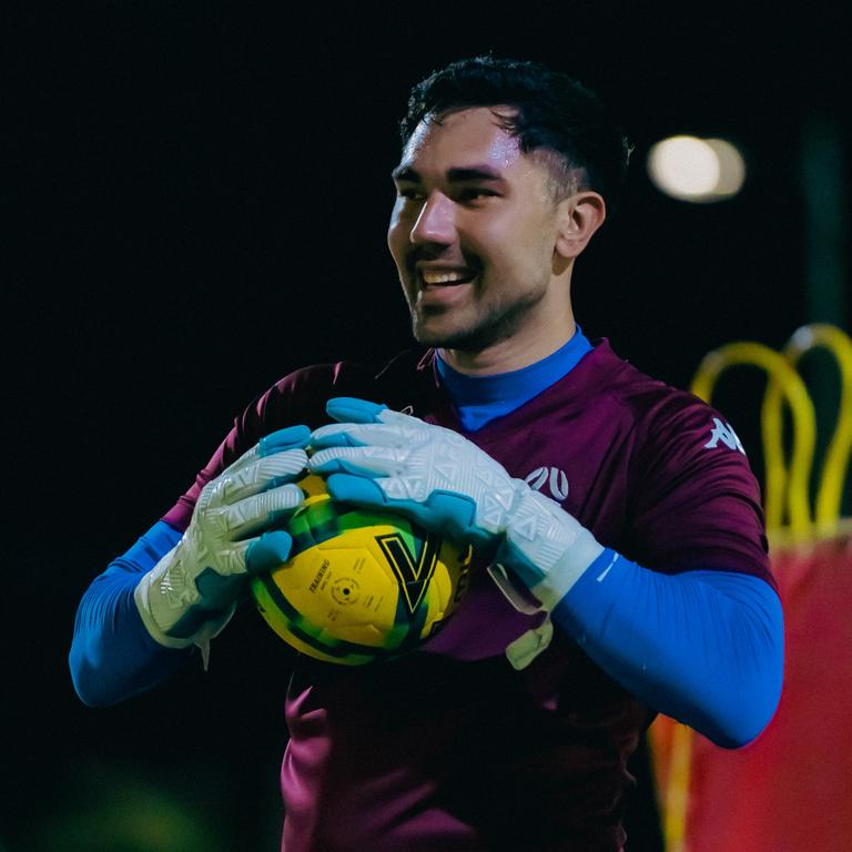 Olympic FC goalkeeper Matt Lugo. Picture: Connor Bowness