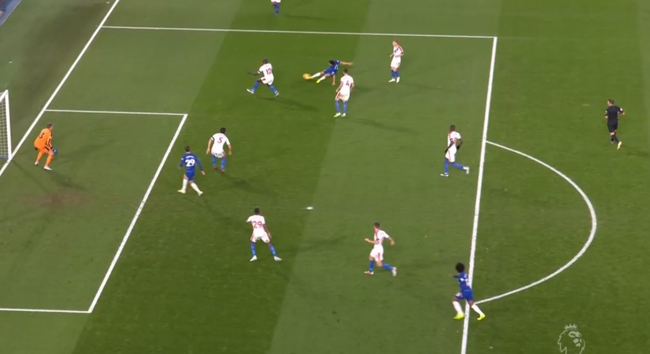 Alvaro Morata appeared to be offside in the lead up, but the goal was allowed to stand