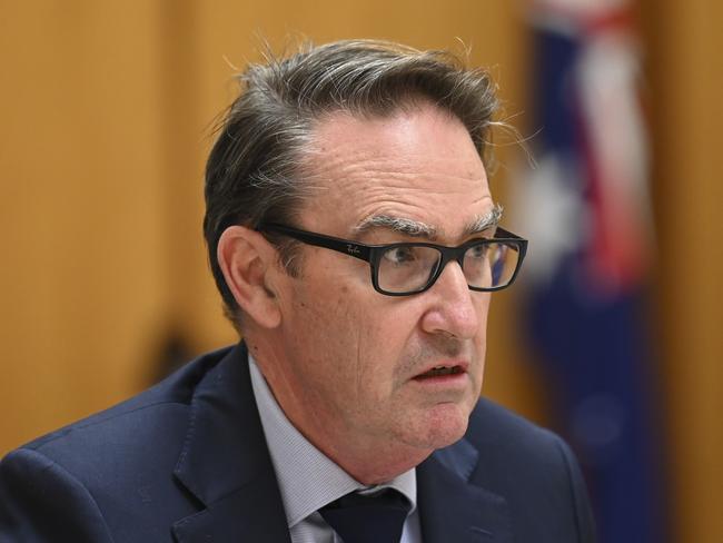 CANBERRA, AUSTRALIA, NewsWire Photos. FEBRUARY 14, 2024: Secretary to the Treasury, Dr Steven Kennedy appears at the Economics Senate Estimates at Parliament House in Canberra. Picture: NCA NewsWire / Martin Ollman