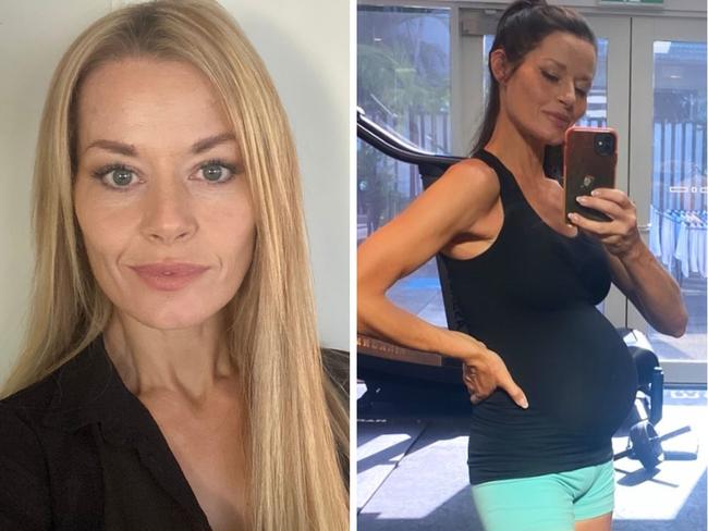 Madeleine West has hit out at trolls who criticised her for going to the gym during her pregnancy.