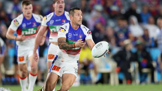 The Knights can’t wait to get Mitchell Pearce back. Picture: Ashley Feder/Getty Images