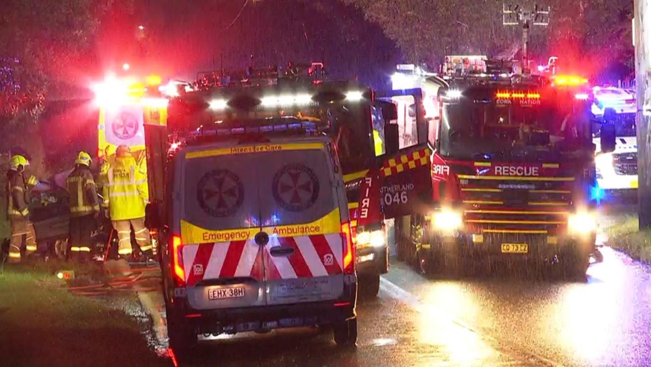 Woman dies after car crashes into trees in Sydney’s south