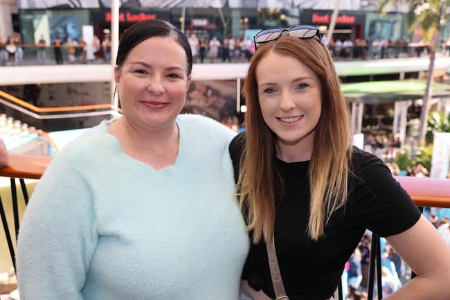 Ally Neven and Isabella Elvidge at Pacific Fair Beauty Weekend with Anna Paul. Picture, Portia Large.