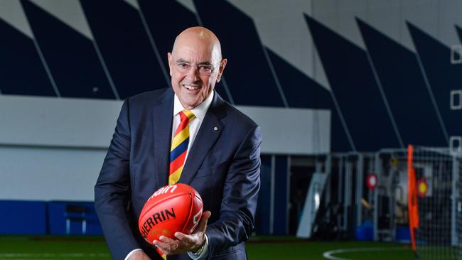 Former South Australian Premier John Olsen AO will take over as Chairman of the Adelaide Football Club from Rob Chapman. Picture: Brenton Edwards