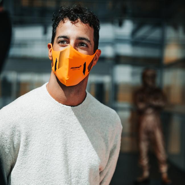 Daniel Ricciardo recently visited McLaren headquarters. Picture: McLaren