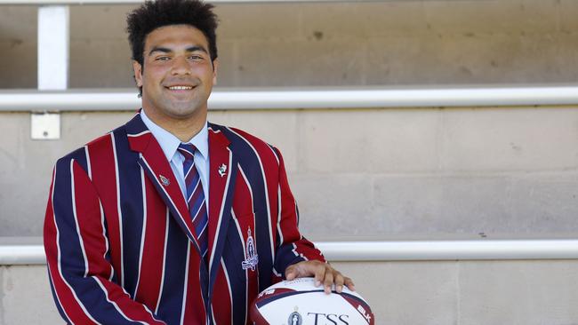 The Southport School rugby captain Zane Nonggorr. Picture: Tertius Pickard