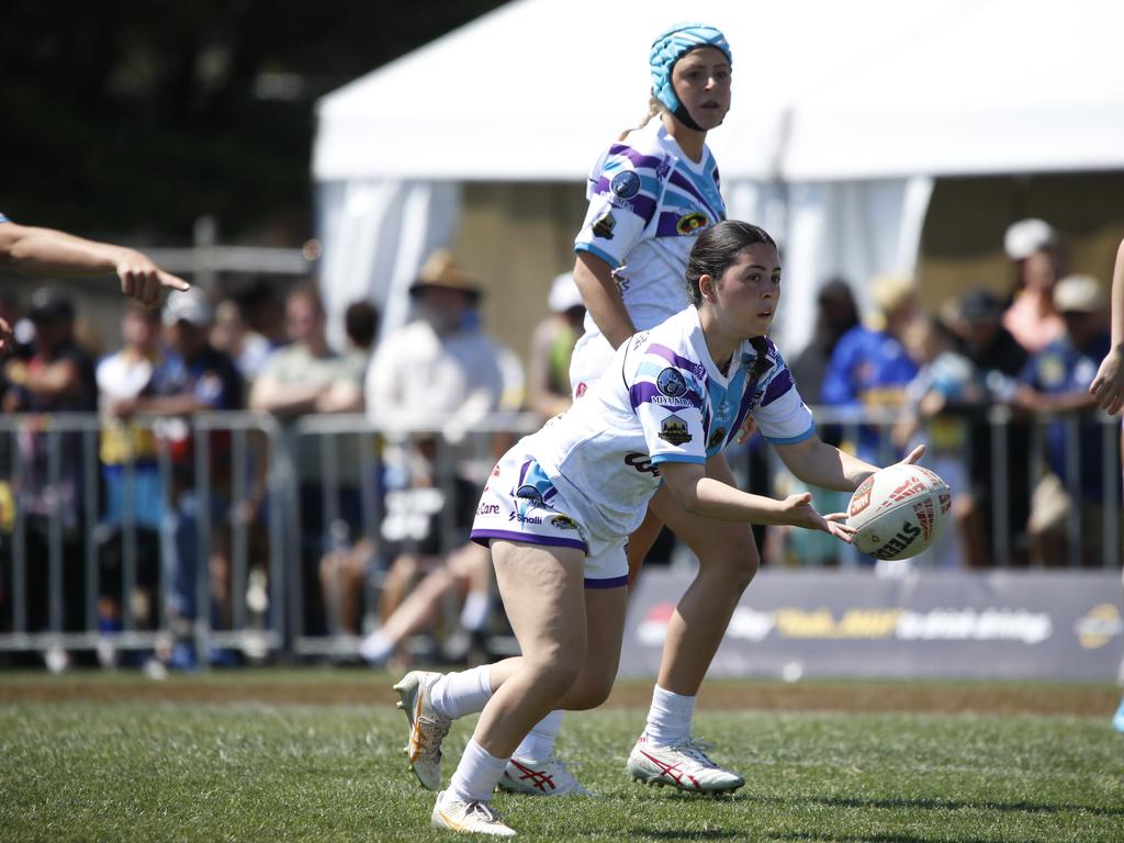 Koori Knockout - Day 4 Girls 17s GF Mindaribba Warriors v Waterloo Storm Monday, 7 October 2024 Hereford St, Bathurst NSW 2795, Australia, Picture Warren Gannon Photography