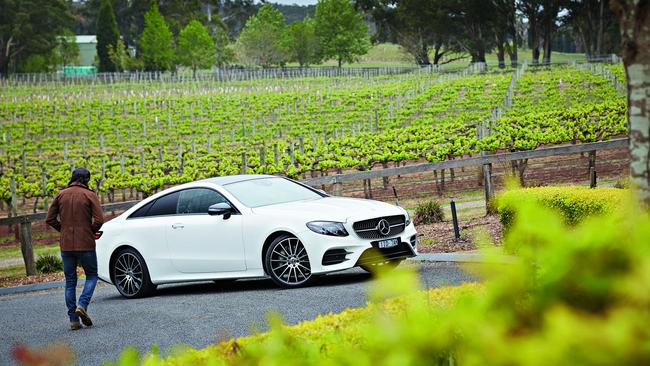 The author and Mercedes in the Southern Highlands. Picture: Nick Cubbin.