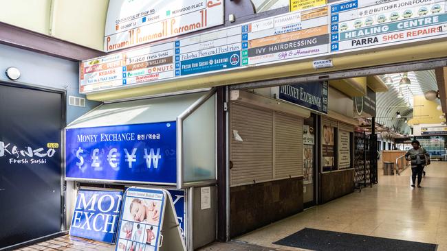 The metro station will swallow a block at Parramatta. Picture: Monique Harmer