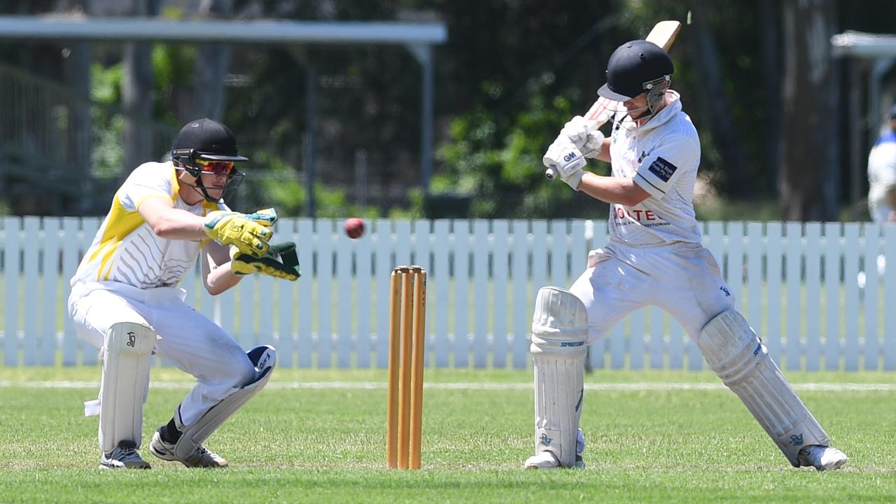 CRICKET CAP CHALLENGE SEMI FINAL: Adam Van Bael bats for Gracemere