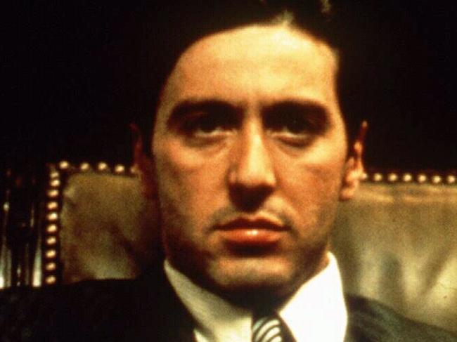 1972. Actor Al Pacino in a scene from the movie The Godfather.