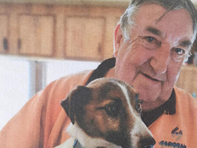 Rochester man Paul Hangan and his dog Scotty. Picture: Supplied.