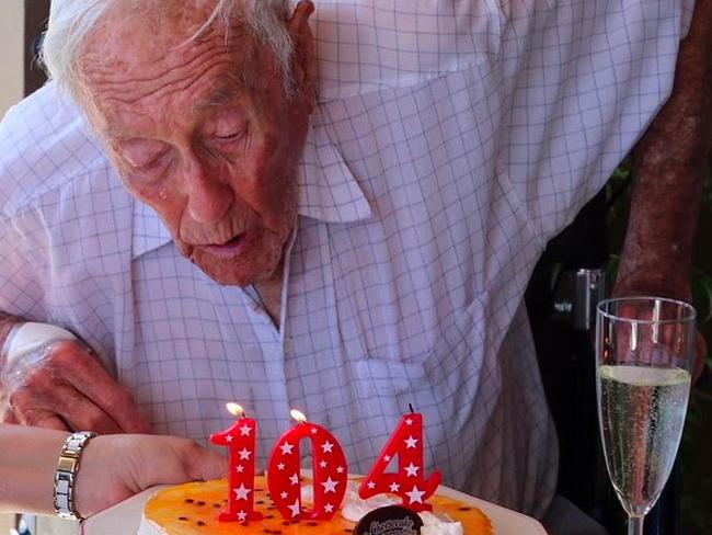 Prof Goodall voluntarily ended his life after 104 years. Picture: AAP Image/Exit International