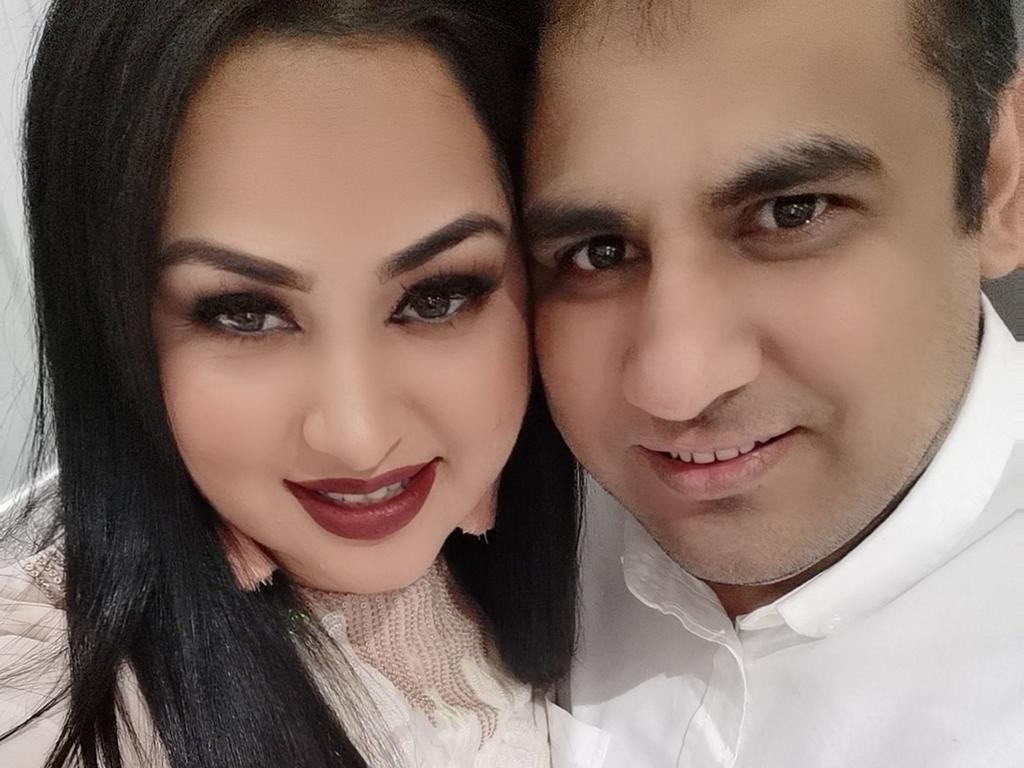 Mum-of-three Tasleem Yasir was devastated when she was forced to close her home salon due to coronavirus, but her husband Raja decided to make her laugh and ease her worries on Wednesday. Picture: Kennedy News