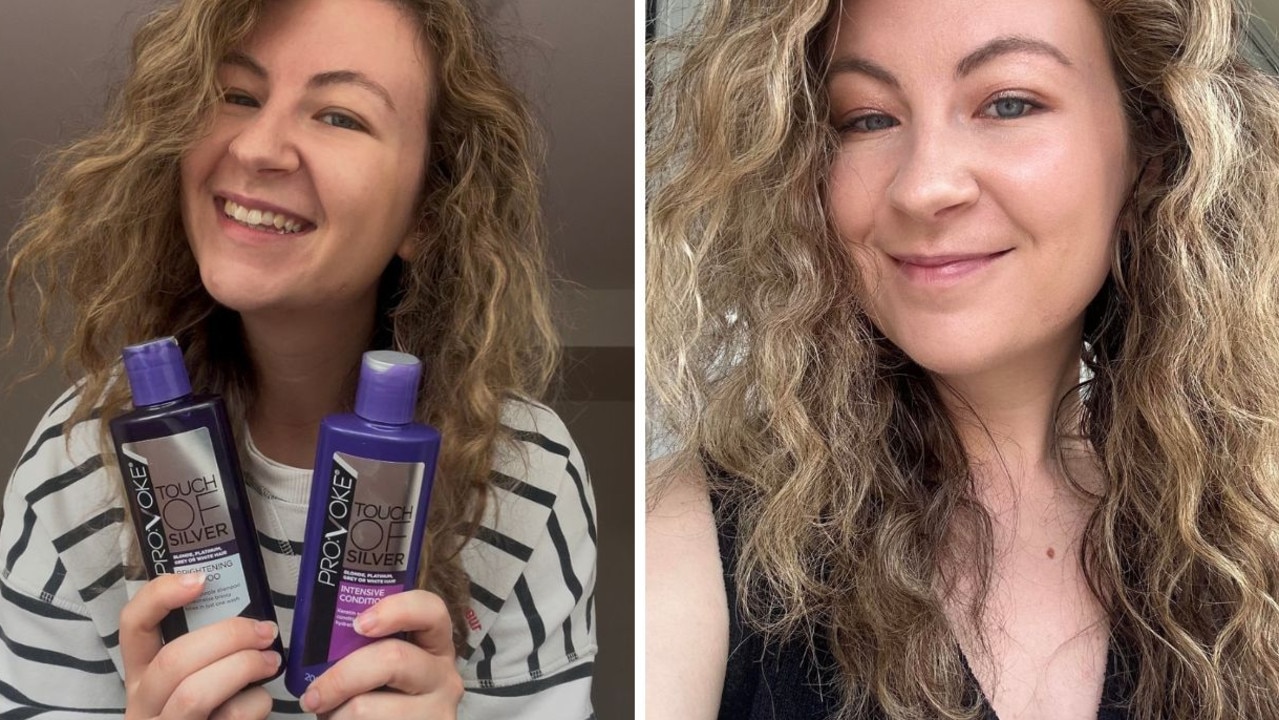 The $13 magic shampoo and conditioner that brightens up the blonde in your hair. Picture: Brittany Stewart