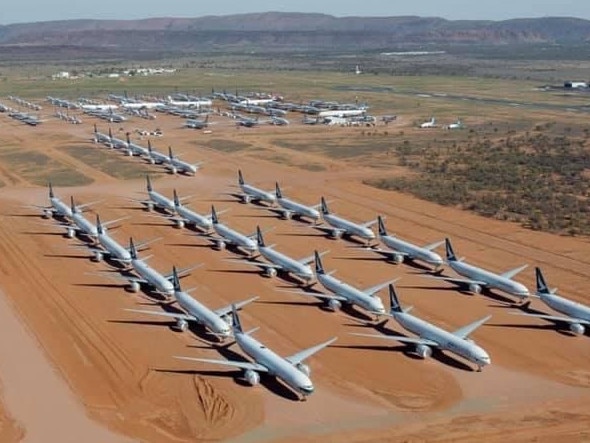 The last of 76 Cathay Pacific aircraft, which have been stored at Alice Springs since mid 2020, has been returned to Hong Kong on June 6, 2024. The aircraft were meticulously maintained by five Cathay Pacific engineers who travelled to the Red Centre.