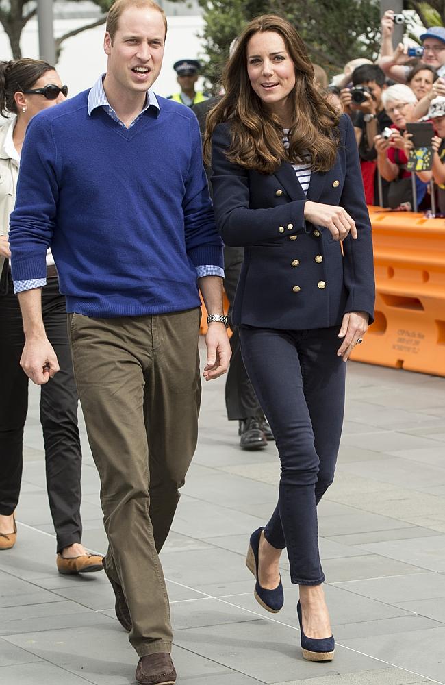 Kate and Wills show off their lean, long legs in New Zealand. 