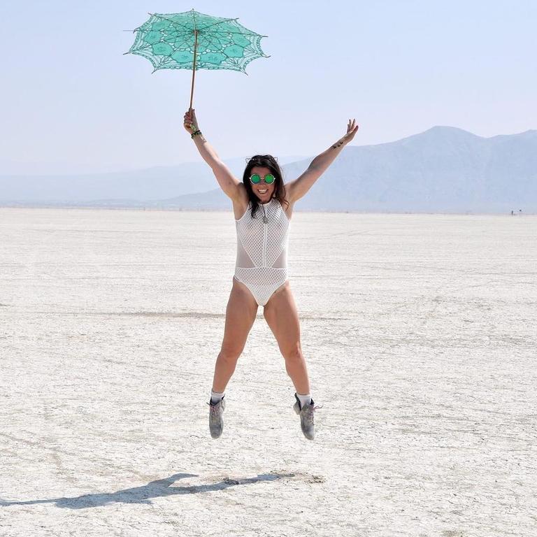 I’ve been to Burning Man for the last three years, and I’m over being asked if it’s just one ‘massive orgy’. Picture: Instagram / thisisbex