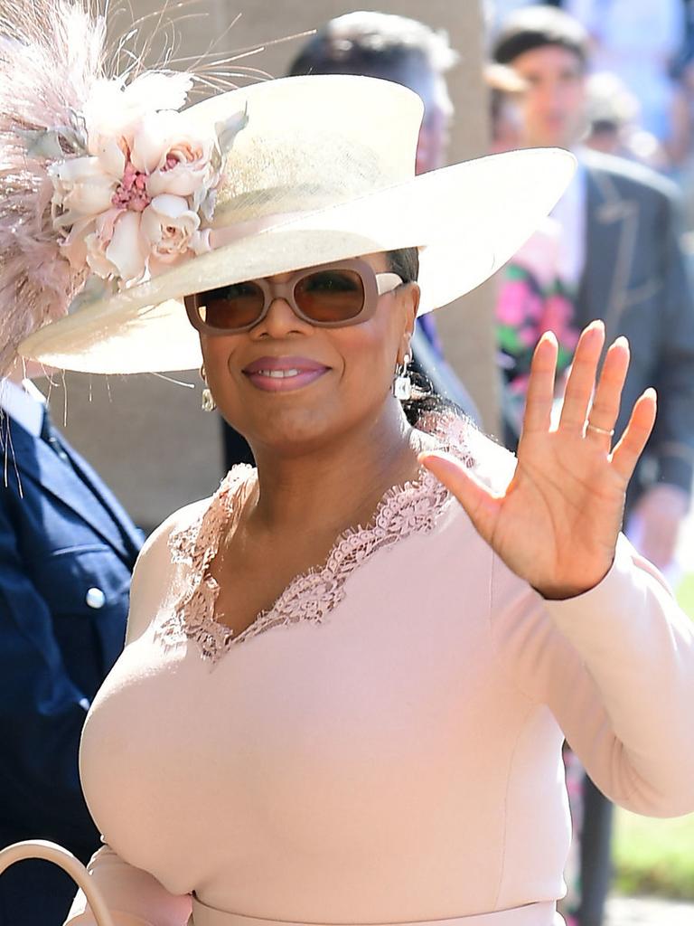 Oprah Winfrey attended Meghan and Harry’s wedding last May. Picture: AFP