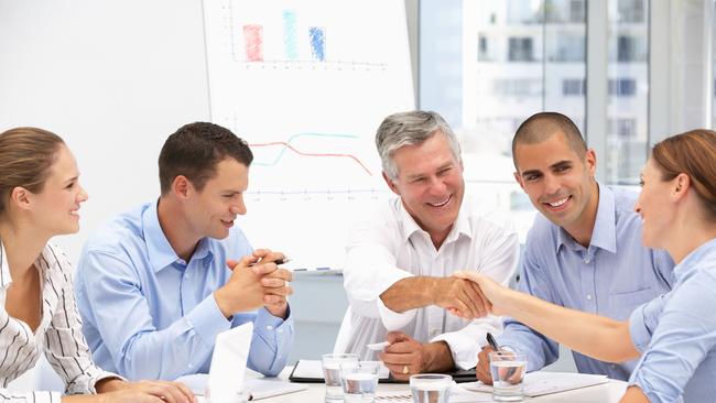 Business people in meeting