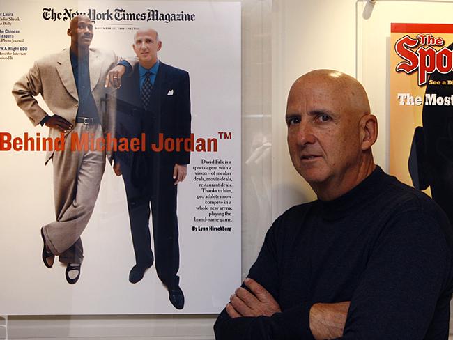 American sports agent David Falk is speaking in Melbourne.