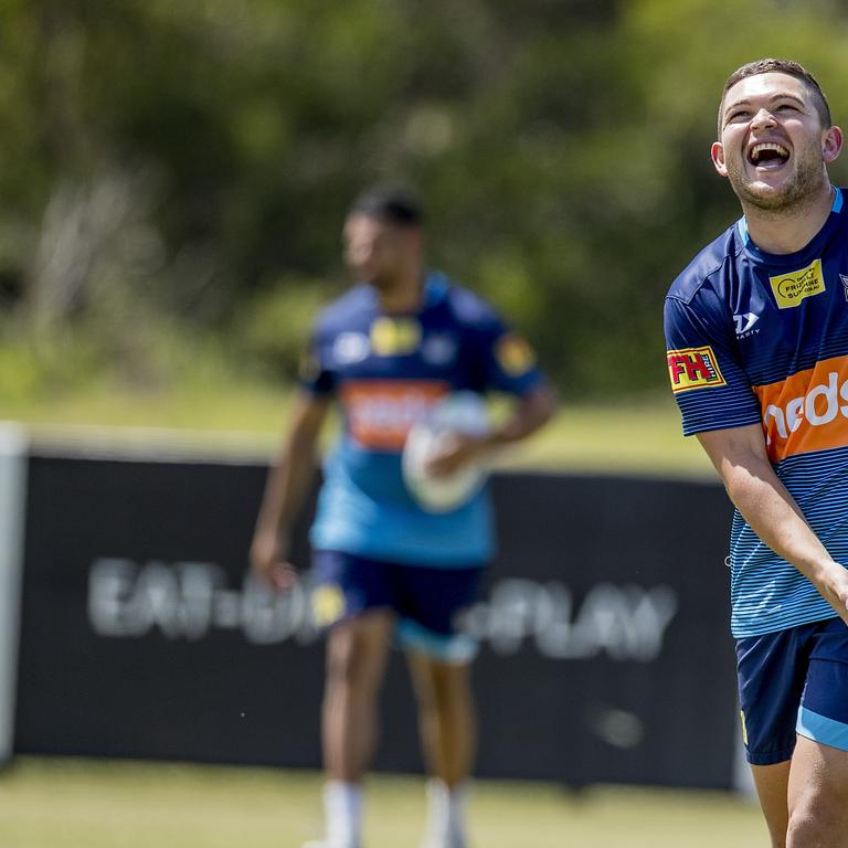 The Gold Coast Titans player, Ash Taylor, at pre-season training, Parkwood. Picture: Jerad Williams