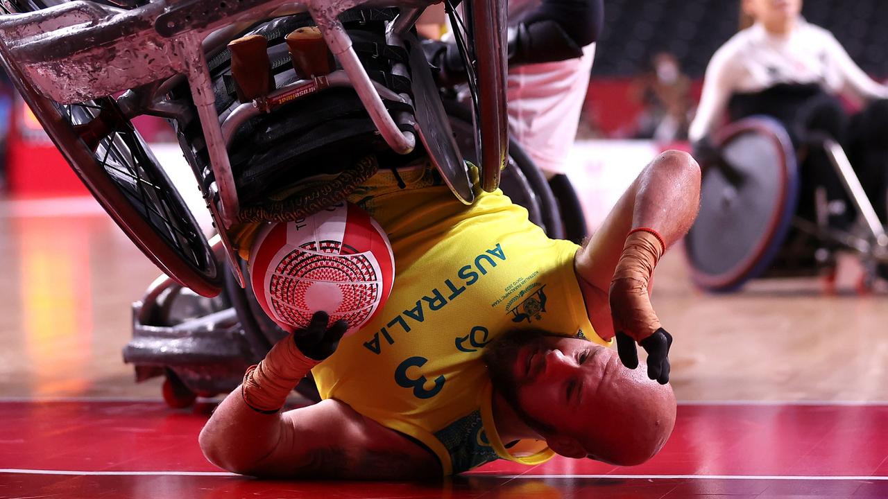 Ryley Batt playing for Australia at the last Paralympic Games in Tokyo.