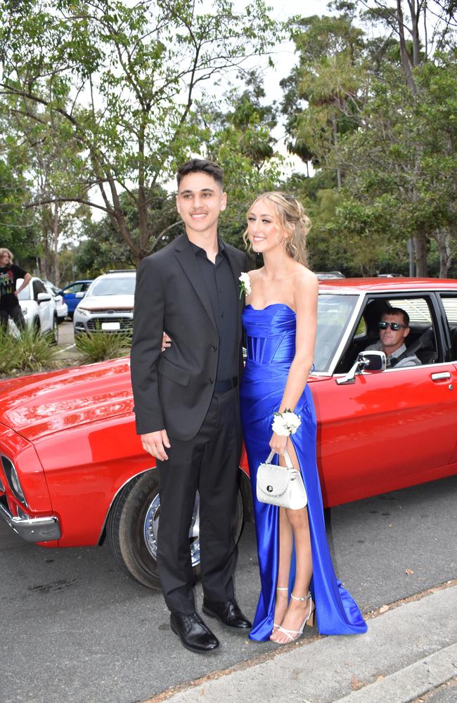 Joshua Coleman and Georgia Taylor at the Meridan State College formal 2024.