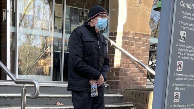 Former Chevalier College teacher Brian Walter Napper leaving Moss Vale Local Court. Picture: Niki Iliagoueva