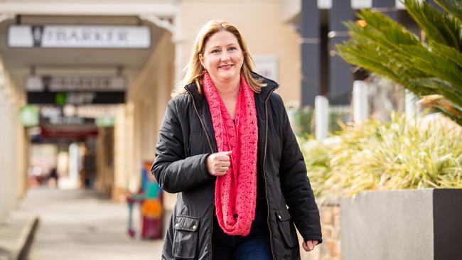 Newly-elected Member for Mayo Rebekha Sharkie poses in Mount Barker, SA. Photo: James Elsby