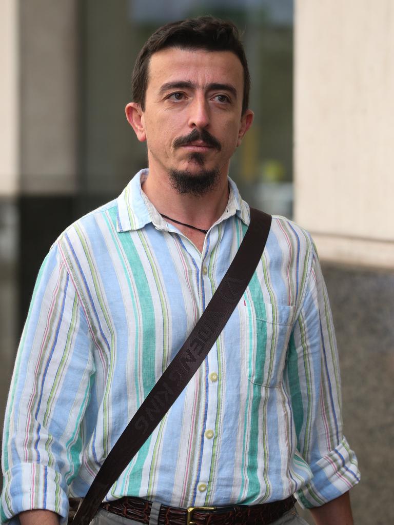 TWU health and safety rep Theo Seremetidis outside the NSW District Court. Picture: Gaye Gerard/NCA NewsWire