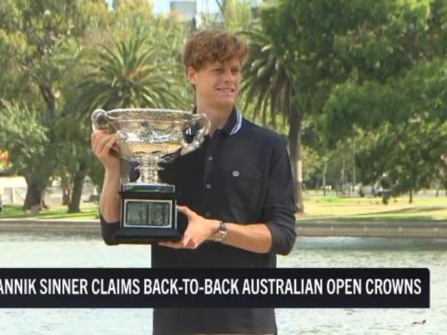 Sinner eyes off AO three-peat